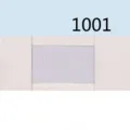 Light blue solid color grosgrain ribbon sample, 1001 color code, ideal for crafts. - Size 10 / Light Blue (1001)