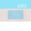 Light blue solid color grosgrain ribbon swatch sample card SKU 1002 for crafting and bow decor - Size 10 / Light Blue (1002)