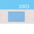 Light blue solid color grosgrain polyester ribbon for floral bow and gift wrapping decoration. - Size 10 / Azure (1003)