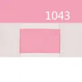 Nastro grosgrain rosa tinta unita in poliestere per fiocchi artigianato cucito decorazione. - Rosa (1043)