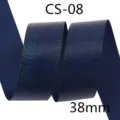 Dunkelblaue Glitzer Ripsband 38mm breit, ideal fuer DIY Haarschleifen und Geschenkverpackung. - 38mm Breite x 10 Yards/Rolle / Tiefblau (10#)