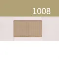 Solid color grosgrain ribbon sample card, polyester fabric sewing and crafting accessory. - Size 10 / Tan (1008)