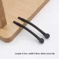 Épingles à cheveux noires pinces à cheveux accessoires de coiffure en métal longueur 6.2cm - Épingle à cheveux / 6.2cm / Noir