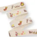 Christmas cotton linen ribbon DIY fabric tape for handmade bows and hair accessories decor. - CP1