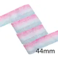 Cinta hueca con degradado colorido DIY de 44mm de ancho, ideal para lazos y manualidades de regalo. - 1 Yard / Degradado Rosa Azulado (CP11)