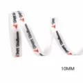 Ruban en satin imprimé Halloween de 10 mm ruban décoratif blanc emballage cadeau nœud DIY - Happy Halloween