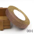 Glitter ribbon for crafts bows DIY hair accessories packaging decoration material sparkling style - Purple Gold Glitter Style (004) / Size 25 / Gold Purple