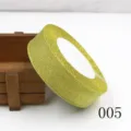 Goldene Glitzer Band Rolle 25mm metallisch glänzende Borte für DIY Handwerk und Geschenk. - 25 Yards / Stil 005 Gold