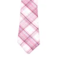 Cravate à carreaux rose pour uniforme scolaire JK style collège japonais chemise accessoire. - Style 16#