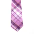 Cravate à carreaux violet nœud papillon style école JK pour chemise homme et femme - Style 26#