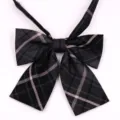 Nœud papillon écossais noir uniforme JK, accessoire de chemise scolaire, style classique. - Style 29#