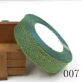 Glitzernde Metallic Samtband Rolle Schleifenband Geschenkband fur DIY Basteln und Nahen. - 25 Yards / Stil 007 Grün Gold