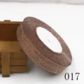 Brown glitter ribbon 20mm sparkly fabric trim for DIY crafts hair bows sewing garment accessories - Brown Glitter Style (017)