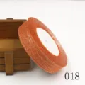 Orange glitter metallic ribbon roll for DIY crafts, gift wrapping and garment accessories. - Orange Glitter Style (018)