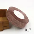 25mm Metallisch Glitzerndes Band Glänzendes Bastelband für Schleifen Geschenkverpackung - 25 Yards / Stil 017 Glitzer