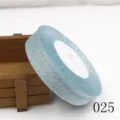Light blue glitter ribbon 20mm tinsel craft ribbon for gift wrapping and DIY crafts item 025 - Light Blue Glitter Style (025)
