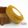 Goldglitzer Samtband Rolle für DIY-Basteln, Geschenkverpackung und Kleidung nähen. - 25 Yards / Stil 020 Gold