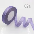Purple glitter ribbon roll, shiny metallic trim for gift wrapping, crafts, and hair bow DIY. - Size 25 / Style 024