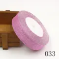 Pink glitter velvet ribbon 20mm for DIY hair bows, crafts, and clothing accessories. - Pink Glitter Style (033)