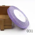 Nastro glitter viola 10mm nastro lucido decorativo per fiocchi accessori DIY 25Y - 10mmx25 Yard / Brillantini Viola (031)