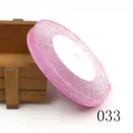 Nastro glitter rosa 10mm finitura in tessuto brillante per accessori per cucito fai - 10mmx25 Yard / Nastro Rosa (033)