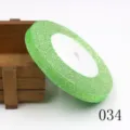 Nastro glitter verde brillante ideale per accessori per capelli fai da te e confezioni regalo. - 10mmx25 Yard / Nastro Verde (034)