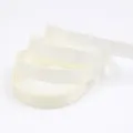 Nastro grosgrain bianco da 1cm con bordo impunturato per confezioni regalo fai da te - Bianco (0008#) / Lunghezza 5 Yards/Rotolo