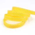 Nastro gros-grain giallo con motivo a punti bianchi, perfetto per fiocchi fai-da-te e regali. - Giallo (0016#)