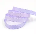 Nastro grosgrain con cuciture viola chiaro, 1cm, perfetto per artigianato fai-da-te e confezioni regalo. - Lavanda (0021#)