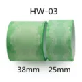 Farbverlauf Ripsband fuer DIY Schleifen und Geschenkverpackung, in verschiedenen Breiten. - Breite 25mm, Länge 100 Yards / Grüner Farbverlauf (HW-03)