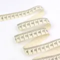 Cotton linen measuring tape ribbon DIY craft sewing fabric tape measure craft supply tools - 1 Yard 16mm / CP4