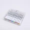 12 Colors Acrylic Paint Markers Set, Water Based Soft Nib Pens for DIY Art Craft Painting - 12 Colors Acrylic Markers
