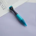 Kreativer Kinder Tattoostift Graffiti Marker mit blauem und schwarzem Gehäuse und Stempel. - Raketenform (0415) / 1.0mm Spitze / Blau