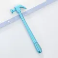 Kreativer metallischer Hammer Gelstift blau süße Schüler Schreibwaren schwarzer Stift - Blaues Gehäuse