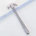 Kreativer Metalloptik Hammer Gelstift Studenten Schreibwaren schwarze Tinte Stift - Grauer Schaft