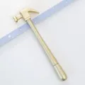 Kreativer goldener Metallimitation Hammer Gelpen, minimalistische schwarze Tinte Schreibwaren. - Gold