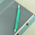 Kreativer Cartoon Lesezeichen Clip Gelstift, mintgruene suesse glatte Schreibware Buero. - 0.5mm / Hellgrün