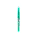Stylo gel effaçable vert avec encre thermique et motif de flamme blanche pour l'école. - Vert Foncé