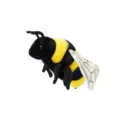 Cute plush bee stuffed toy soft animal doll for kids soothing and room decor gift. - Bee