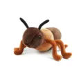 Cute insect plush toy soft stuffed animal brown bug doll for kids soothing companion play gift - Ant
