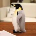 Cute emperor penguin plush toy stuffed animal soft doll for kids companion and gift. - Gray / 25cm