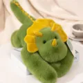 Lindo triceratops de peluche verde suave dinosaurio muñeco de peluche para niños y niñas - 30cm / Dinosaurio