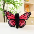 Süßer Schmetterling Plüschtier Stofftier rosa und schwarze Puppe für Kinder Zimmer - Schmetterling / 25x13cm