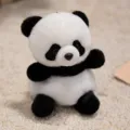 Mignon petit porte-clés en peluche panda animal en peluche doux pour sacs de femmes et clés - Panda