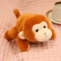 Cute brown crawling monkey plush toy, soft stuffed animal doll for kids, comforting companion gift. - 20cm / Monkey