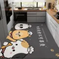Absorbent diatomaceous earth kitchen floor mat anti-slip long carpet for home decor. - 40*60cm / Live Up to Food