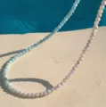 Collier de perles colorees minimaliste style estival bijoux elegantes pour femme charmante - Collier de perles