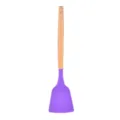 Wooden Handle Silicone Spatula Kitchen Cooking Tool Purple Turner Kitchenware - Turner Spatula