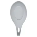 Poggia cucchiaio in silicone grigio, supporto per utensili da cucina resistente e tappetino organizer. - Grigio chiaro