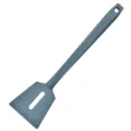 Grey silicone slotted spatula kitchen cooking tool heat resistant turner utensil piece - Turner Spatula / Blue